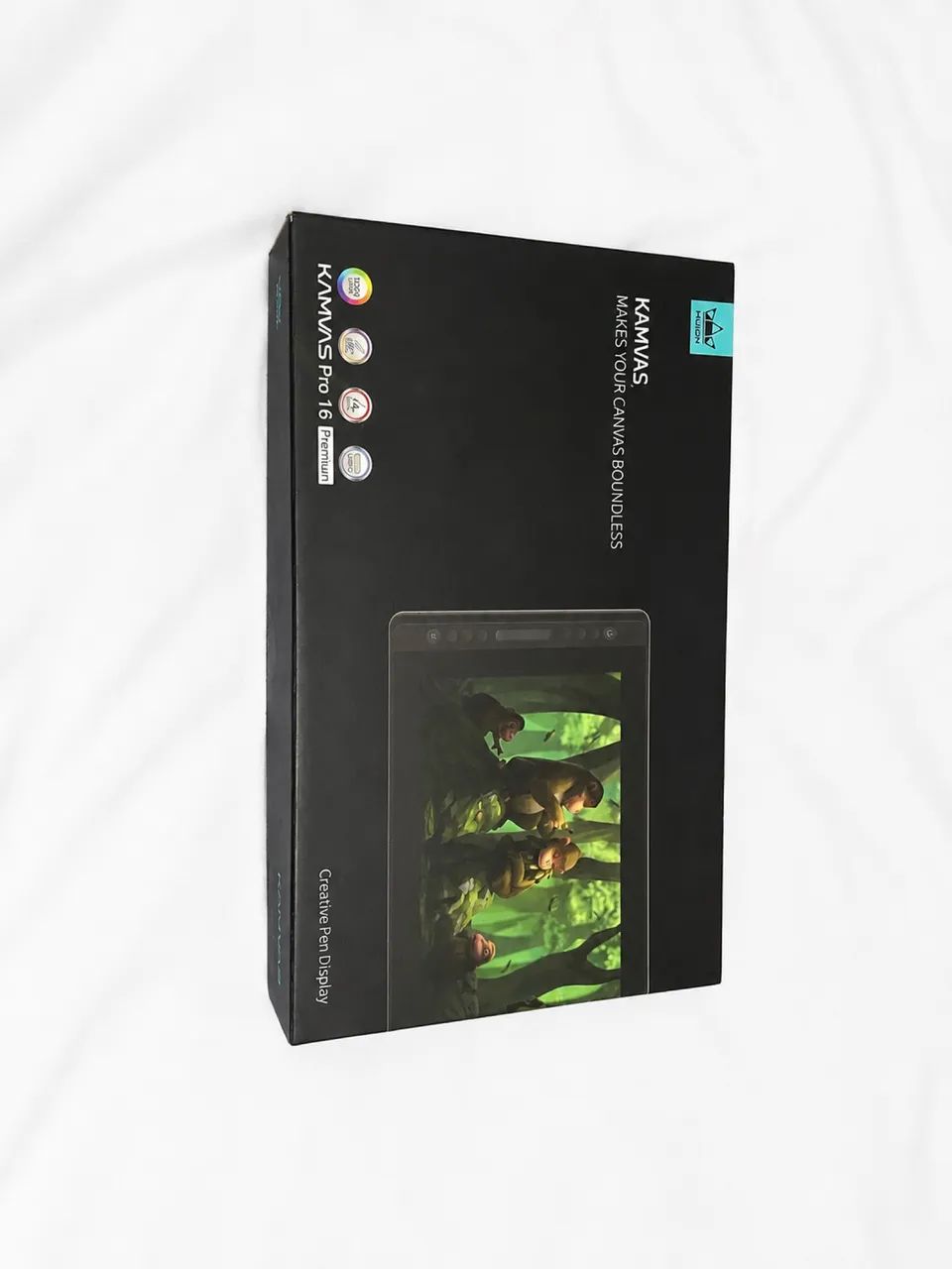 Mesa digitalizadora Huion Kamvas Pro 16 com caixa e acessórios - Foto 3