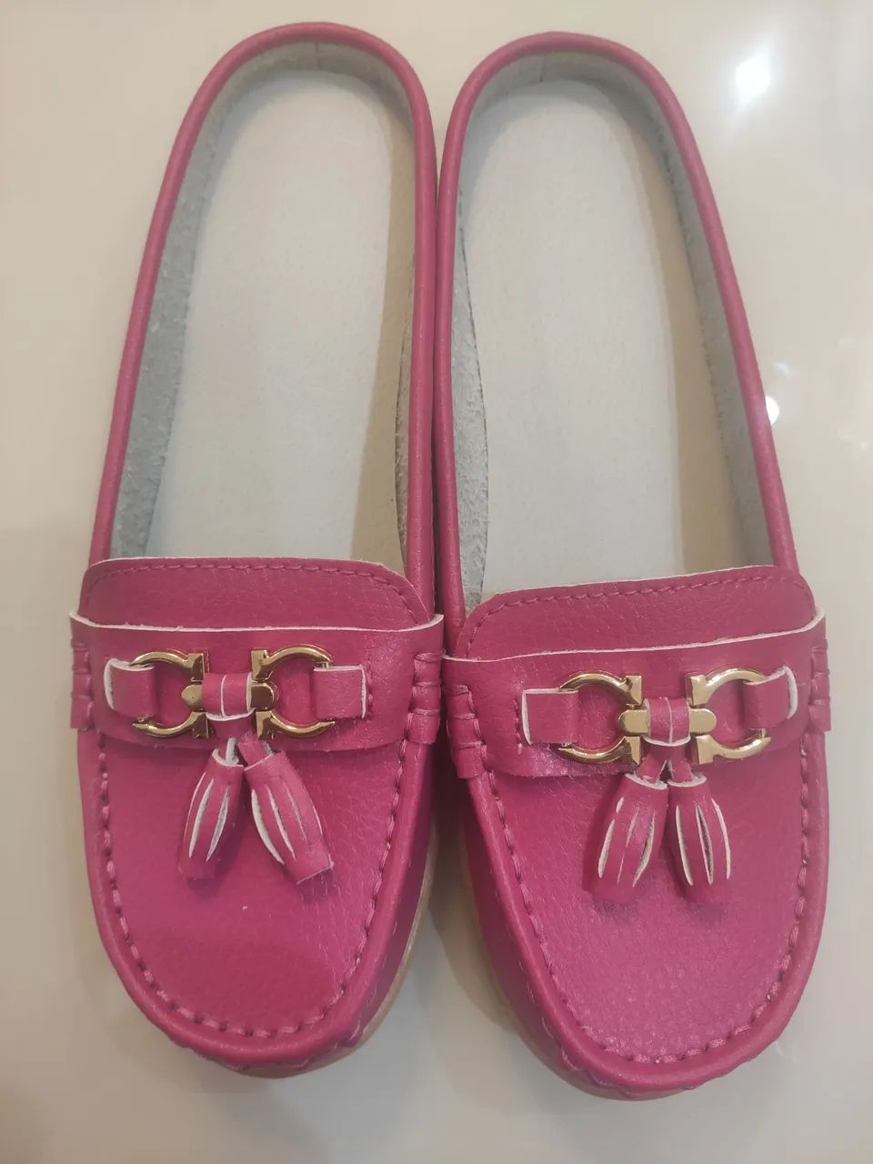 Sapato Mocassim Rosa