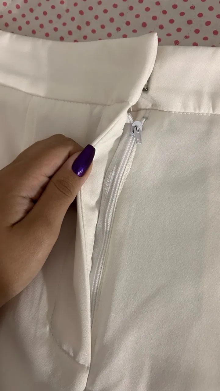 Calça branca alfaiataria  - Foto 3