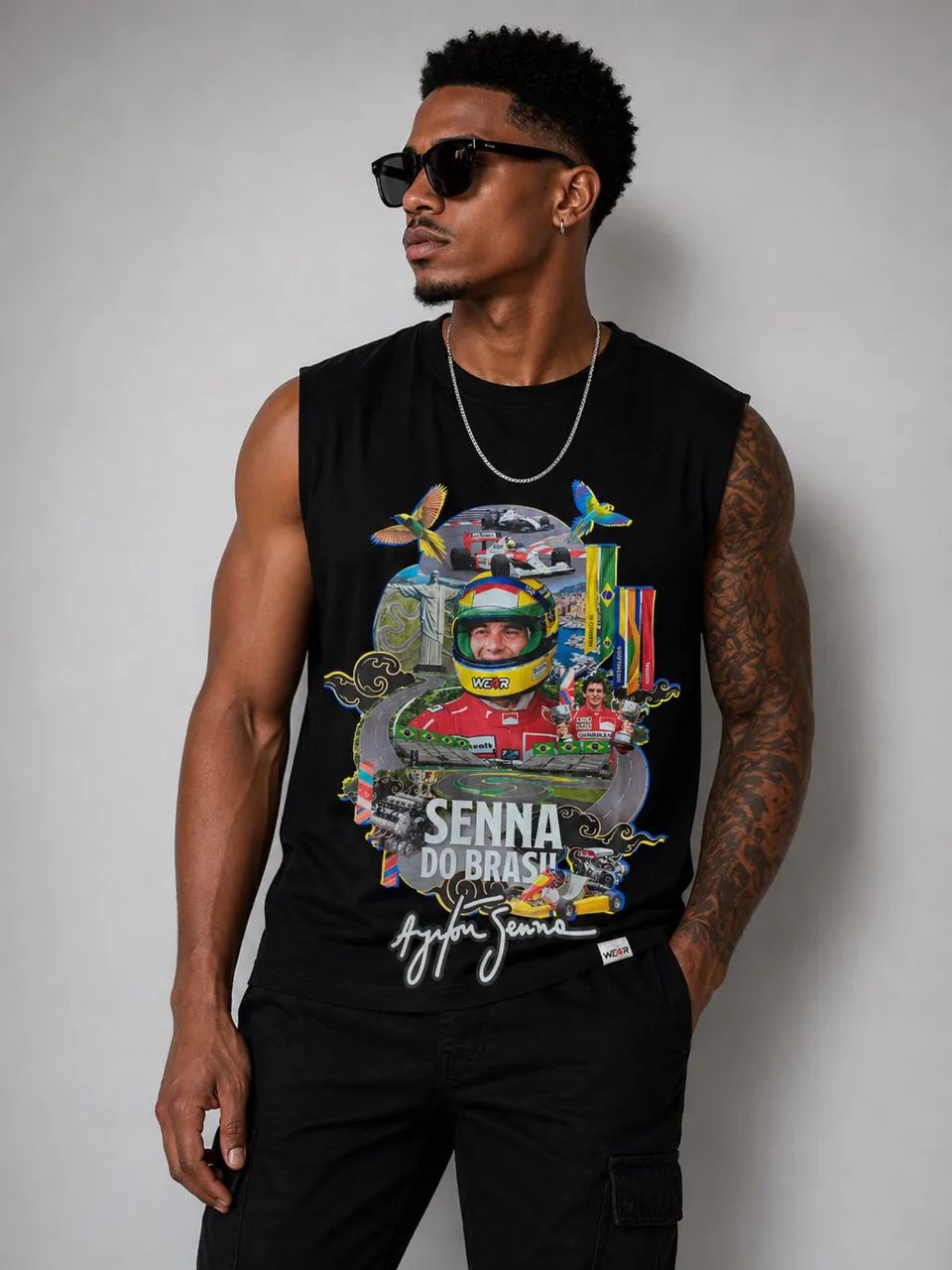Regata Oversized Ayrton Senna  - Foto 2