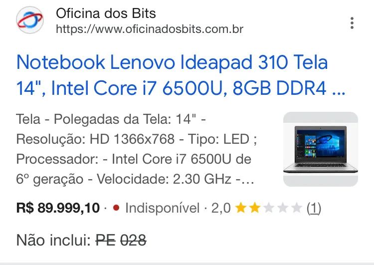 Notebook i7, 8gb, 1TB ddr4, 14 polegadas novo  - Foto 5