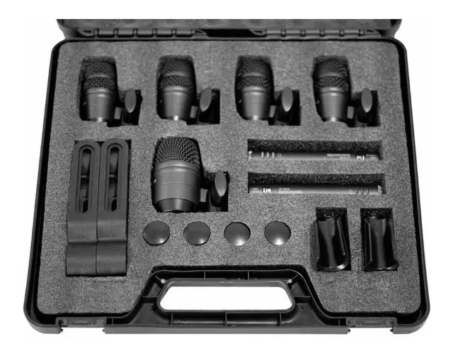Kit 7 Microfones Soundvoice Para Bateria Skd-07 Cor Preto - Foto 2