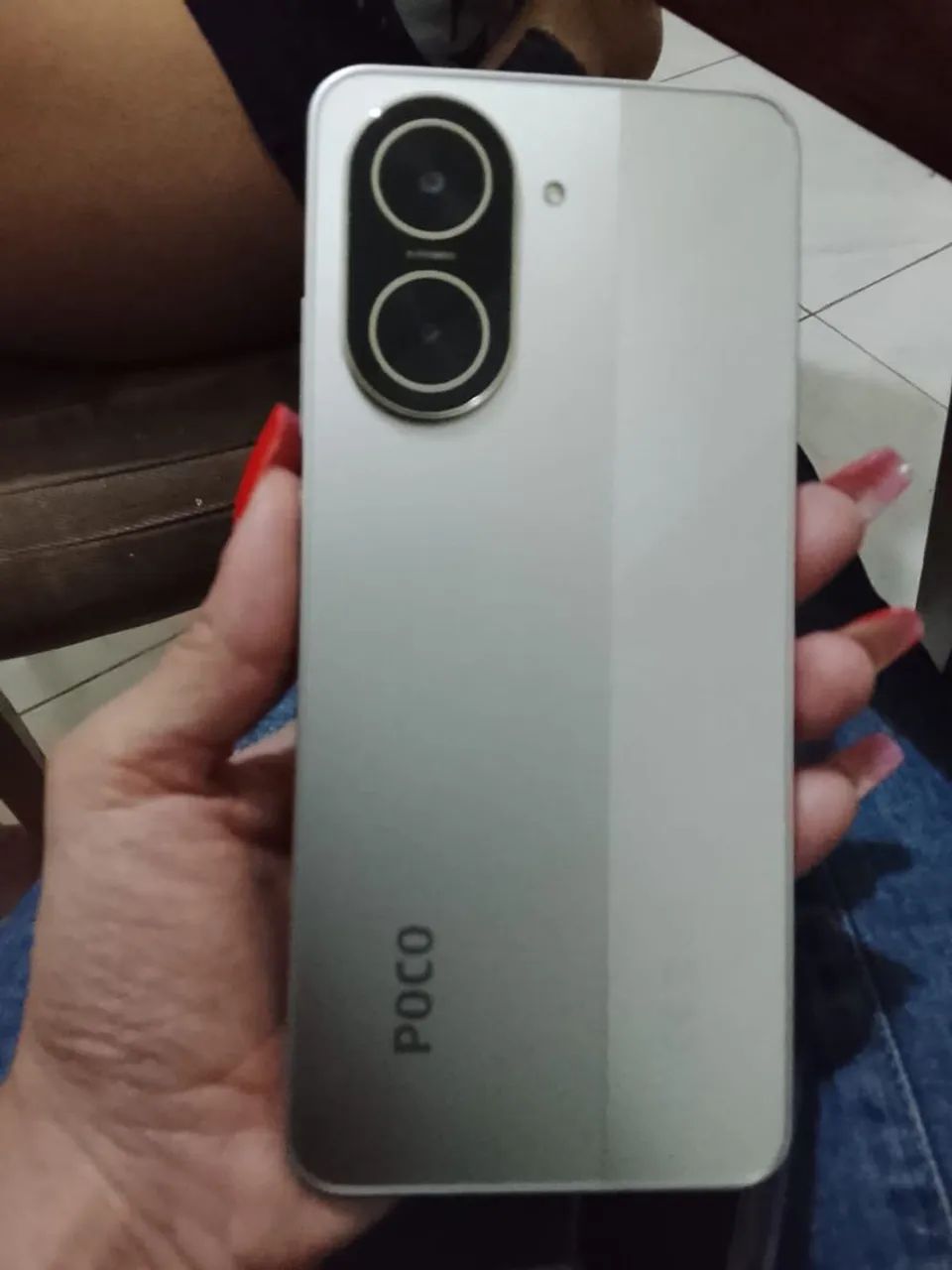 Celular POCO C7 1 mês de uso com nota - Foto 2