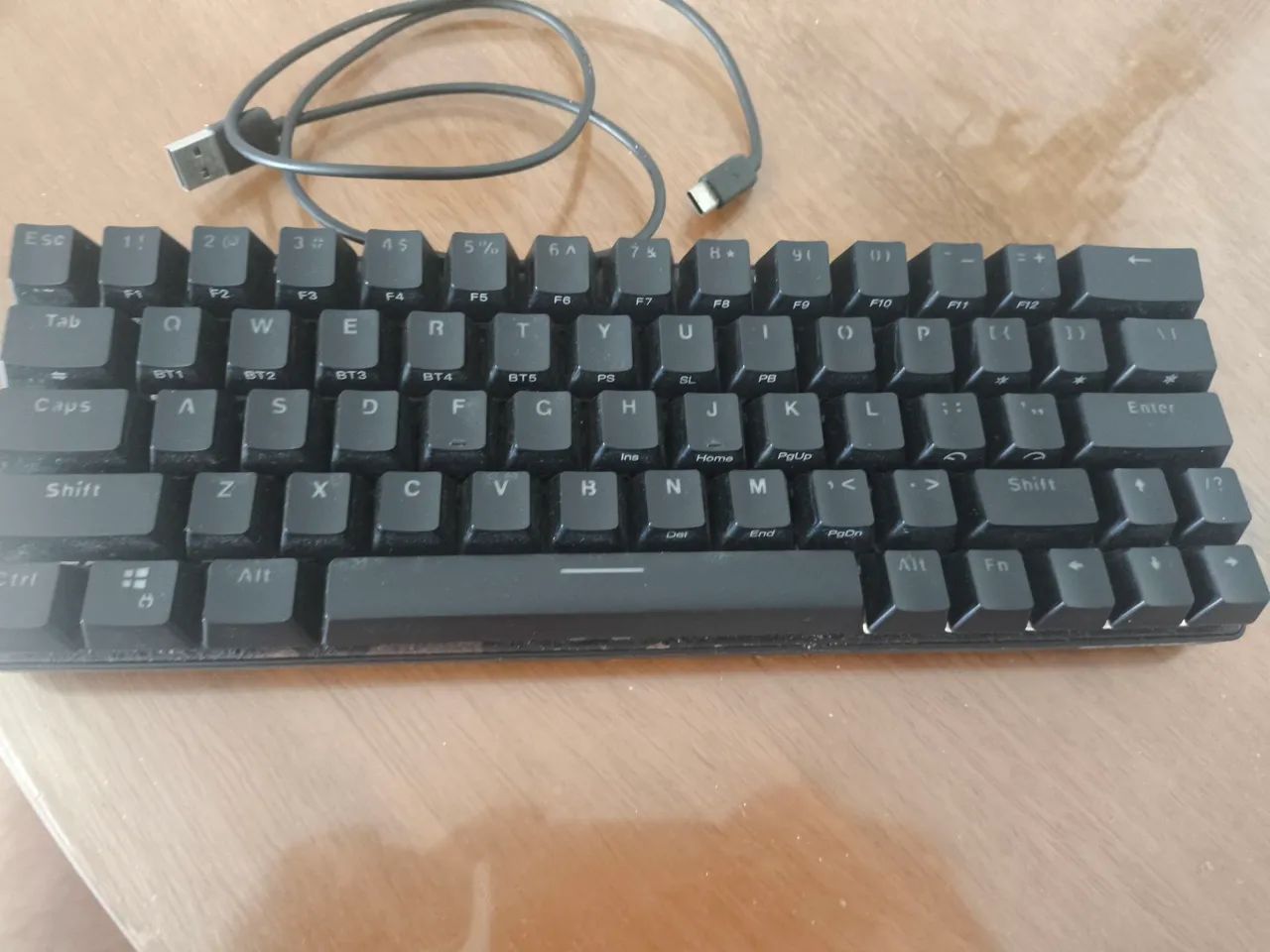 teclado blitzwolf bw-kb1 75% preto