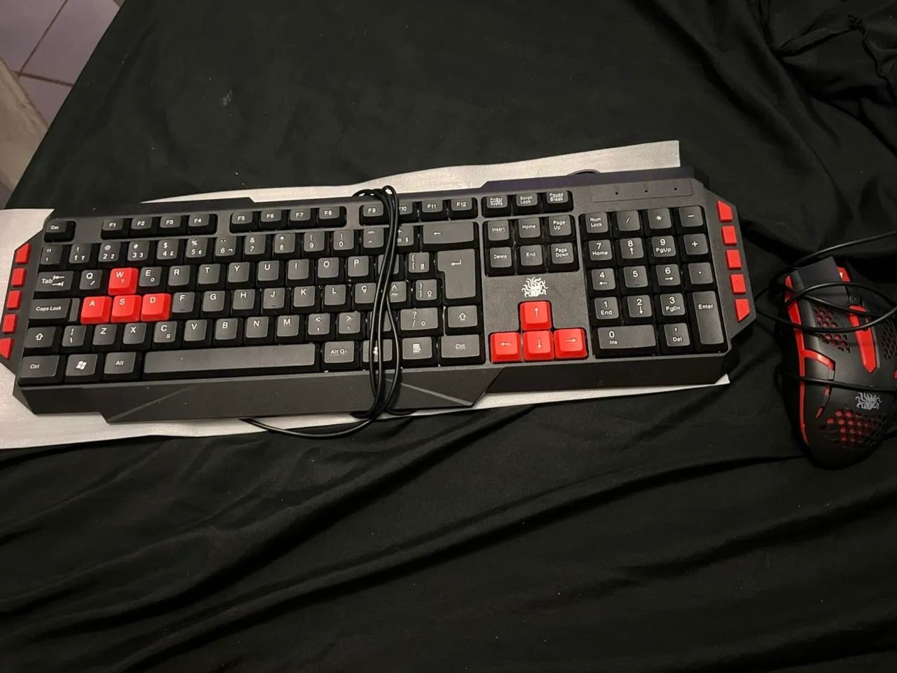 Combo teclado e mouse ergonômico start