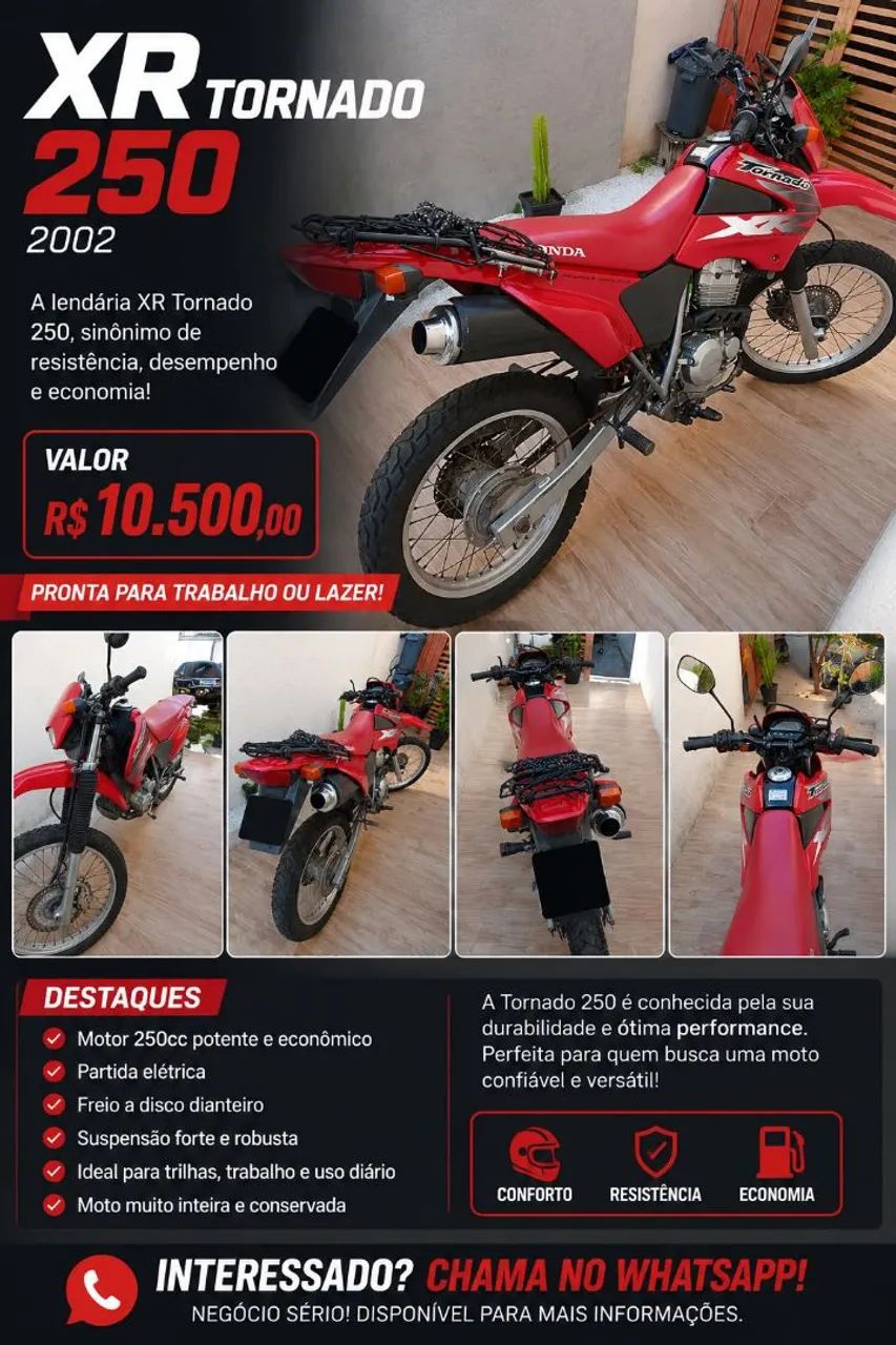 TORNADO XR 250 2002