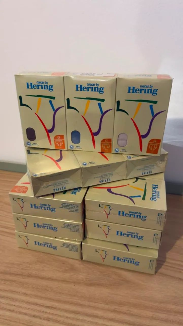 Kit 3 Cuecas Vintage Hering 