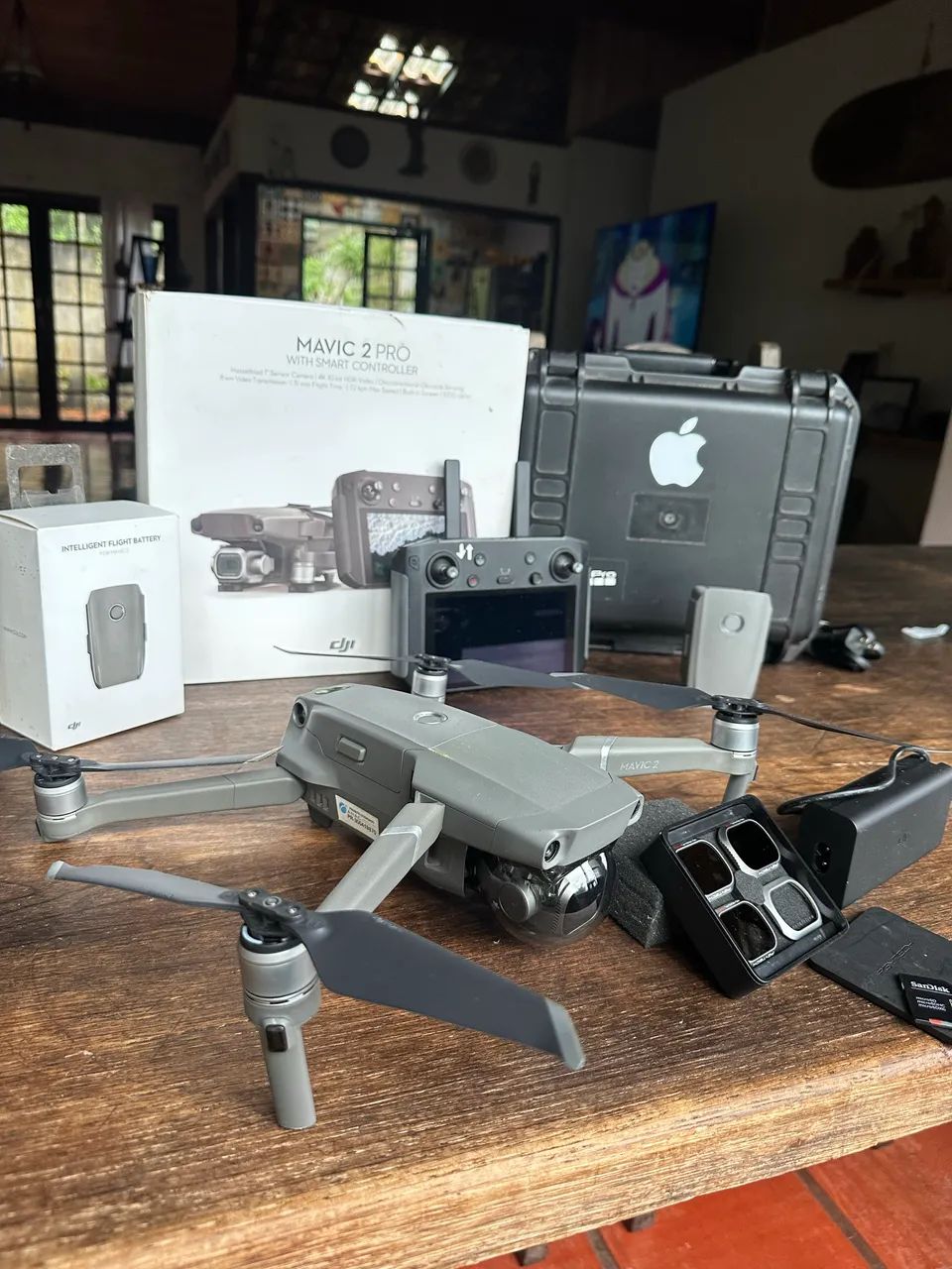 Vendo Drone DJY Mavic pro 2 poucos voôs estado de Zero - Foto 5