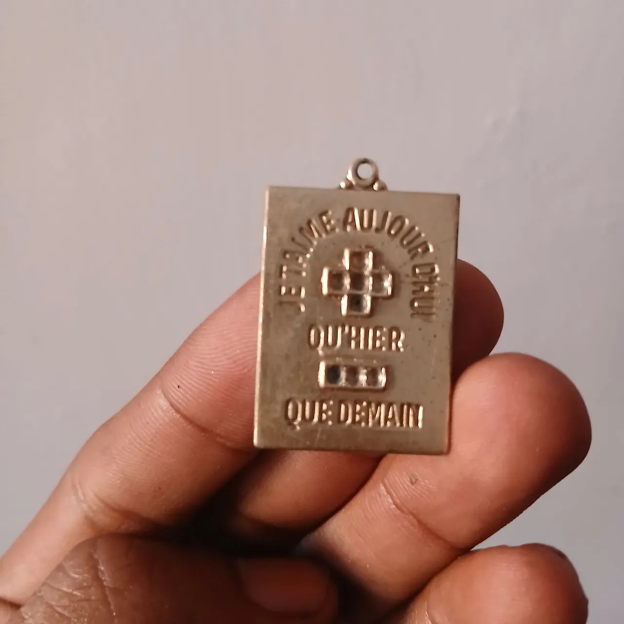 pingente banhado a ouro