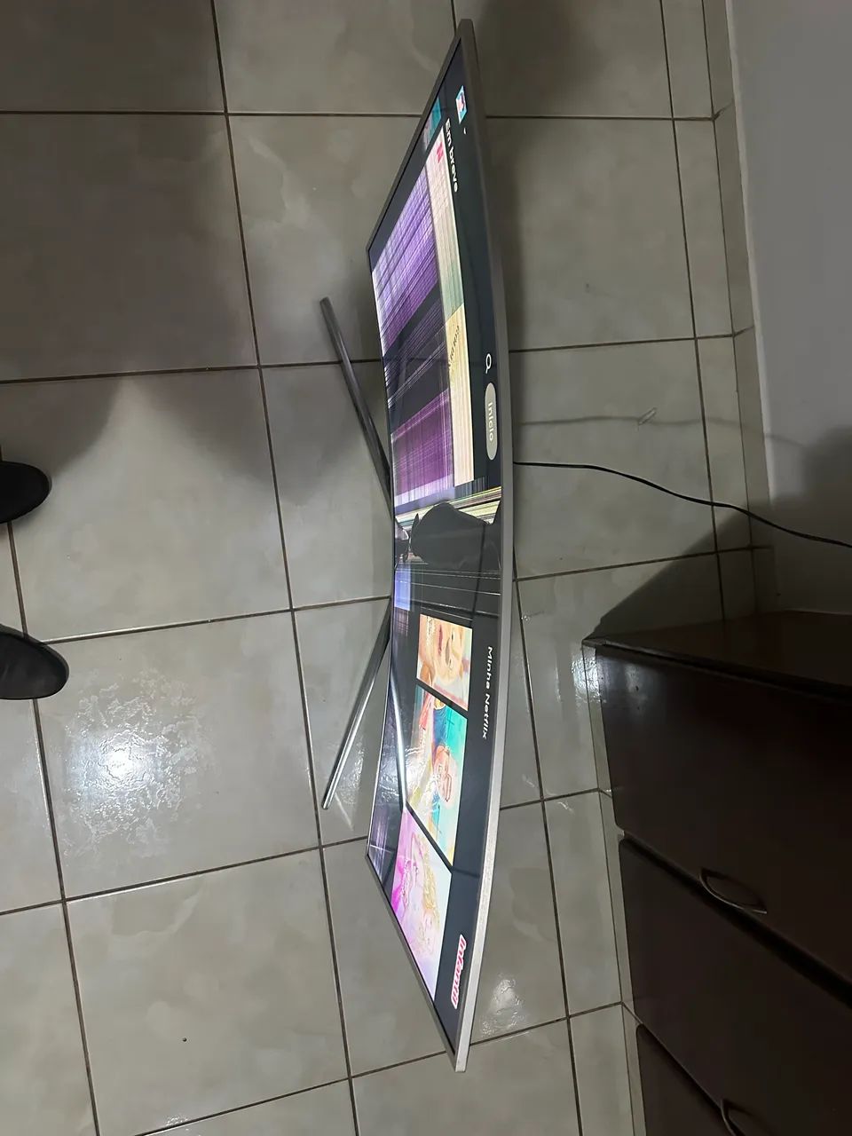 Tv Samsung 49? curva *COM DEFEITO - Foto 4