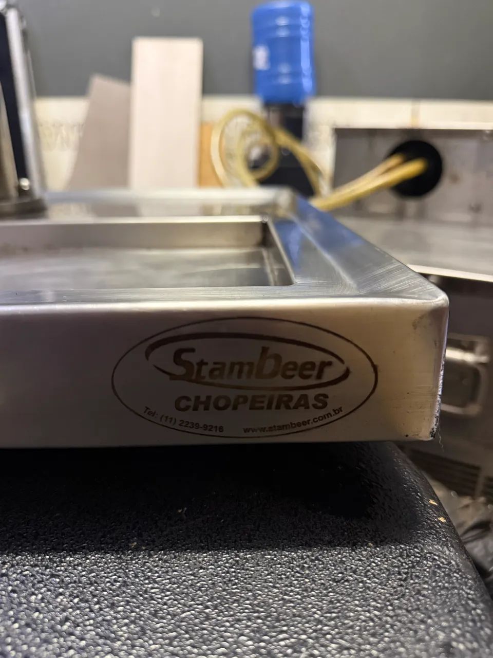 Chopeira profissional 3 torneiras inox e refrigerador a hidrogênio  - Foto 4
