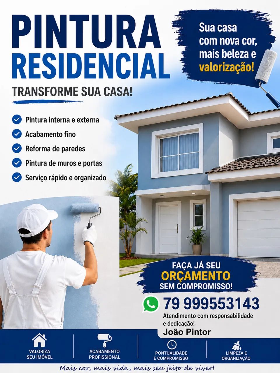 Pintor Profissional Sua casa merece um novo visual - Foto 2