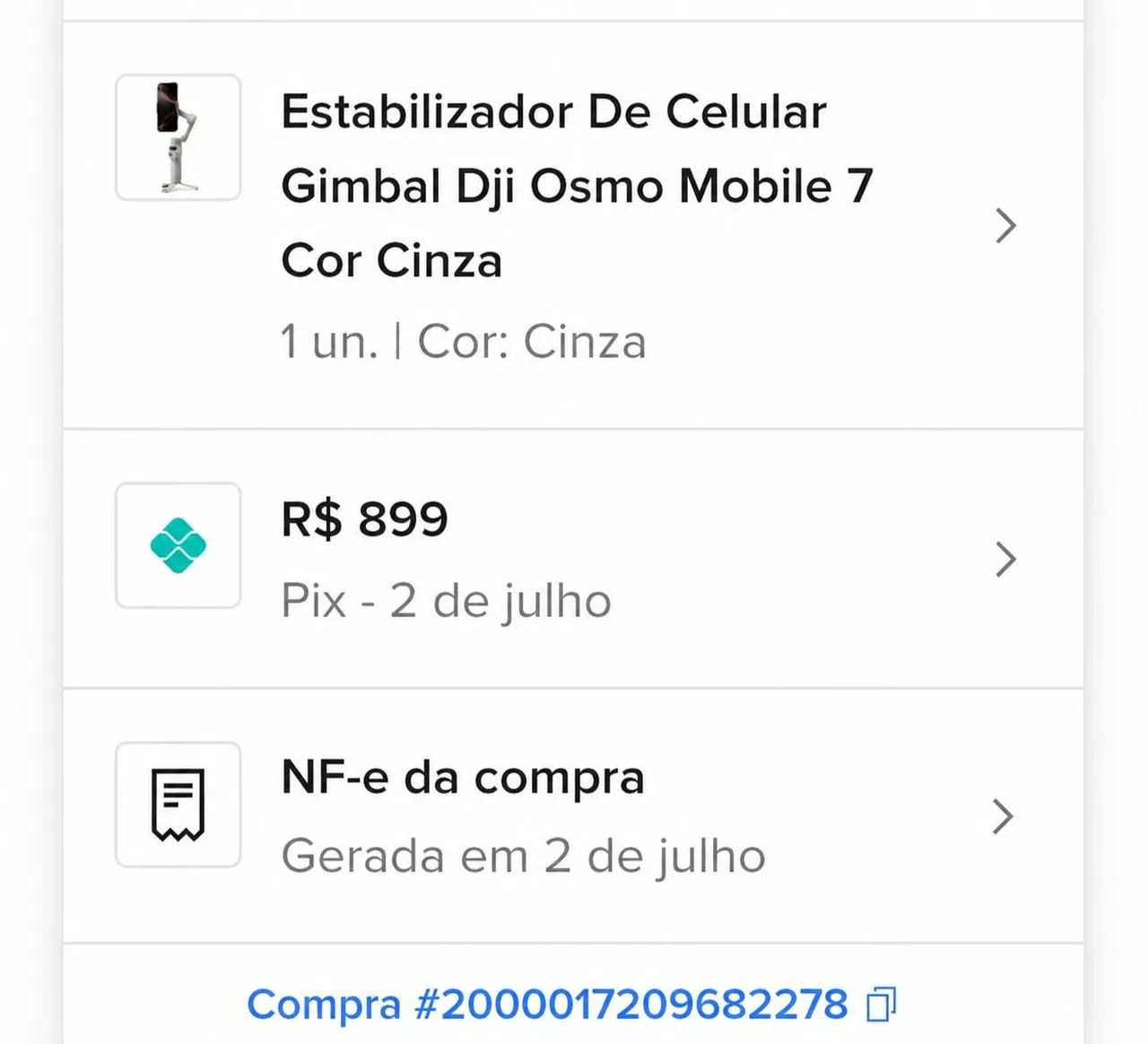 Estabilizador de Celular DJI Osmo Mobile 7 - Cinza - Foto 4