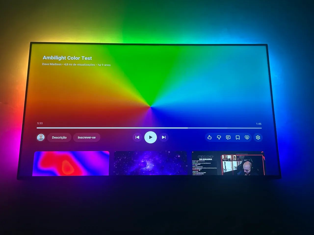 Smart Tv 55 pol 4k Android philips ambilight 