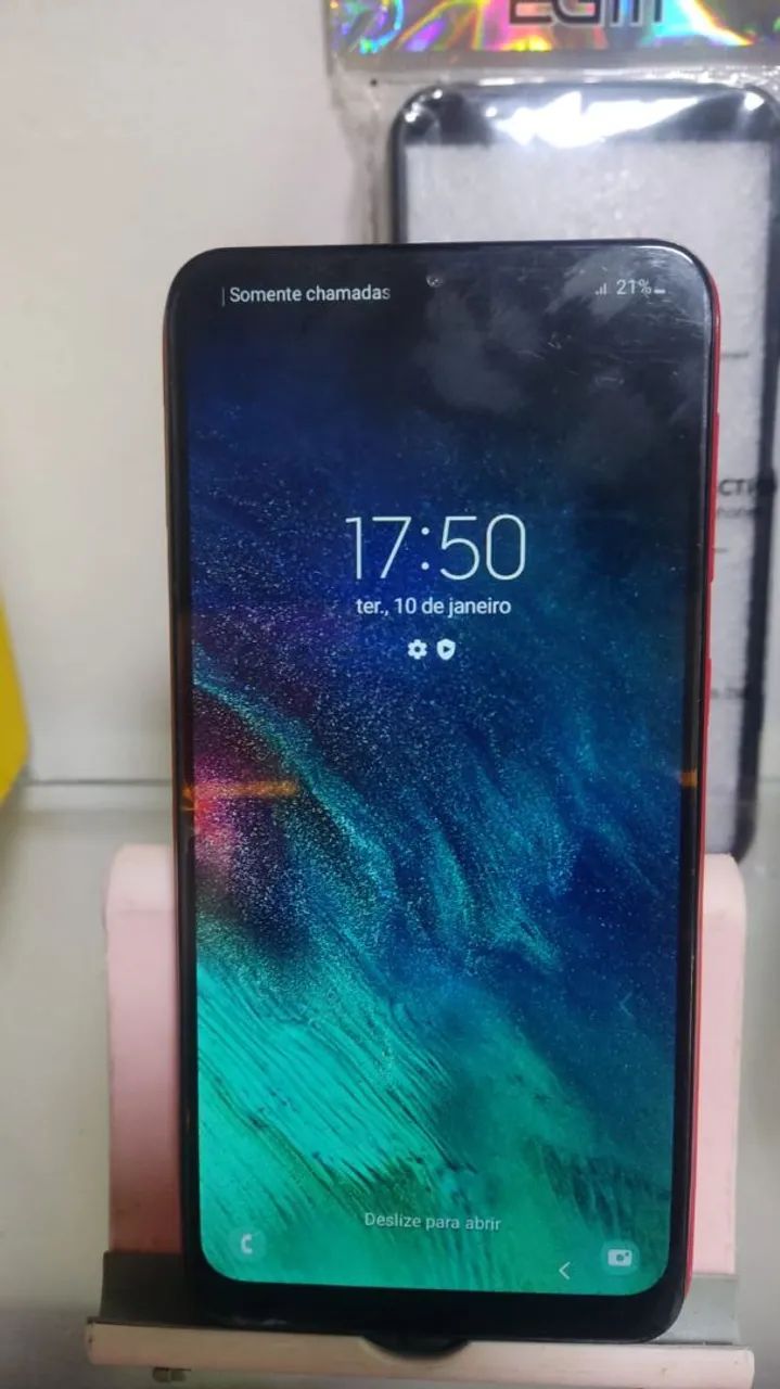Celular A10s Vermelho Novo