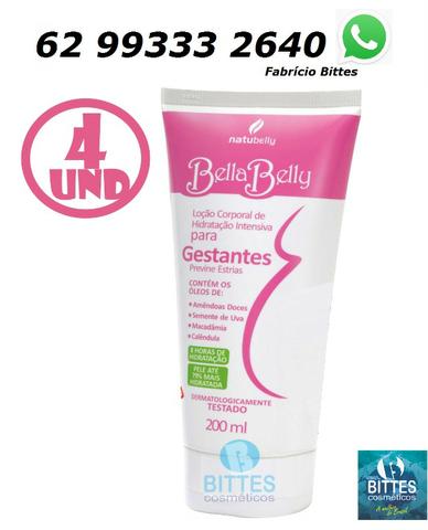 4 Creme Belly Natubelly Cosméticos Gestante Sem Estrias