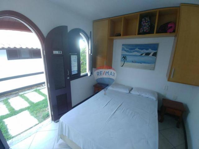 Flat estilo casa duplex com 2 dormitórios à venda, 57 m² por r$ 185.000 - ponta negra - na - Foto 15