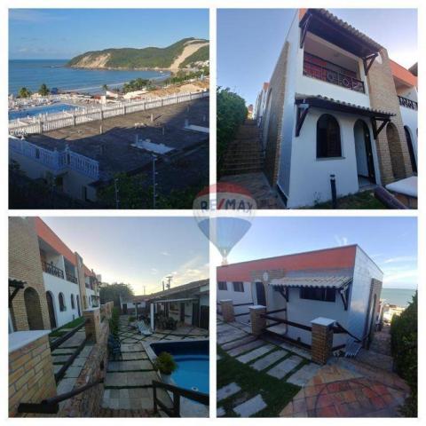 Flat estilo casa duplex com 2 dormitórios à venda, 57 m² por r$ 185.000 - ponta negra - na
