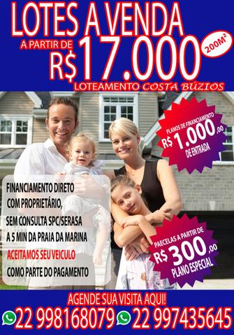 Lotes em Búzios (Região dos Lagos)
