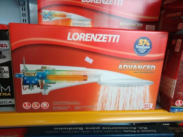 Black Friday - Chuveiro Ducha Elétrica Advanced - 220V/ 6400W - Branco - Lorenzetti - Foto 5