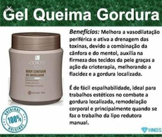 Gel queima gordura