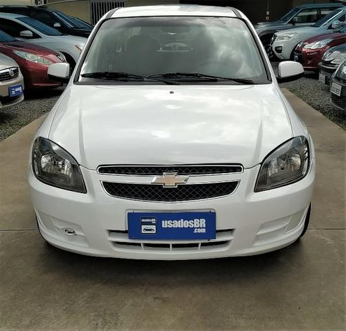 Celta LT 2014 Branco Completo + Airbag e Abs - Foto 4