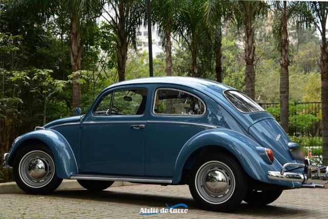 Fusca 1300 1968 Azul Real - Um espetáculo em detalhes! Vale conferir! Ateliê do Carro - Foto 7