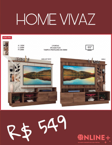 Painéis Home Vivaz- 2 portas
