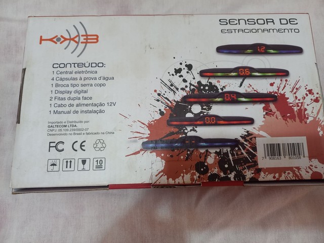 Kit sensor estacionamento universal 
