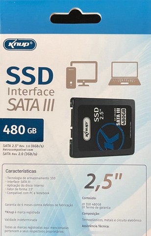SSD INTERFACE SATA III DE 480GB KNUP KP-SS480 - Foto 3