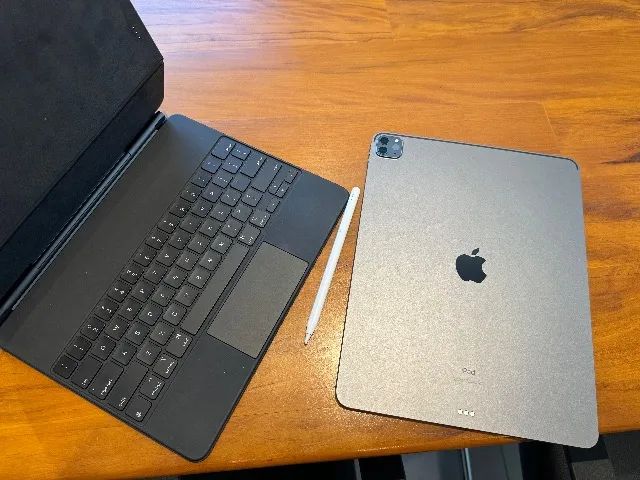 iPad Pro M1 12,9' - Perfeito estado + Magic Keyboard + Apple Pencil 2 geração - Foto 6