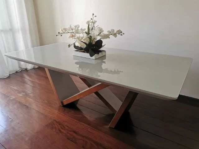Mesa de jantar 8 lugares 2,20 x 1,10