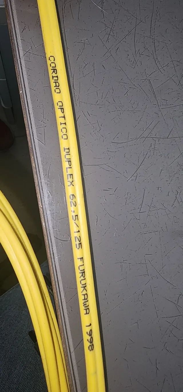 Cordão óptica duplex