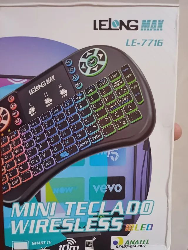 Mini Teclado Wireless Touch: Digite Mais Rápido em Celular, PC