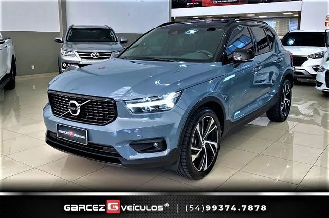 Volvo Xc40 T5 R-Design 2.0 Turbo 252cv Cautelar Aprovado Impecável Topo de Linha