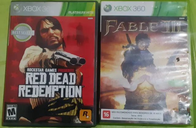 Xbox 360 com 2 jogos.
