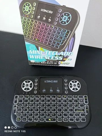 Mini teclado sem fio via bluetooth e adaptador USB/ Super Oferta 