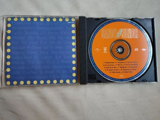 3 cds de Sandy e Junior originais - Foto 4