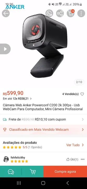 Anker PowerConf C200 2K - Foto 6