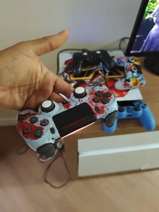 Controle para vídeo game PS4  - Foto 4