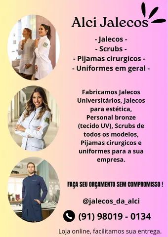 JALECOS PERSONALIZADOS,NAS ÁREAS DE FACULDADE, ESTÉTICA, MÉDICA E OUTROS.  - Foto 4