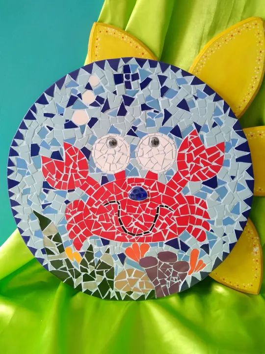 Mandala em mosaico fundo do mar - Foto 2
