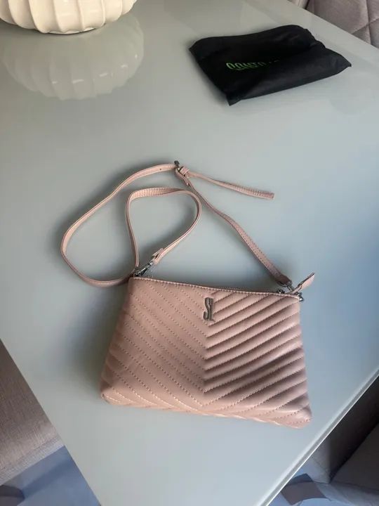 Bolsa de Ombro Bege - Foto 2