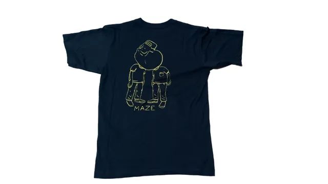 Camiseta Maze Crânio Tamanho "P" 100% Algodão - Foto 2