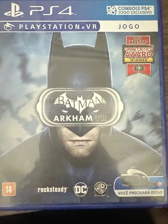 PlayStation Vr1 Geração + 2 controles + Game Batman ArkhamVr - Foto 2