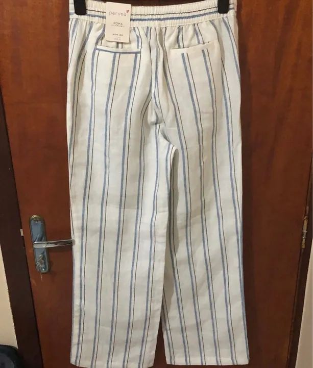 Calça de linho feminina 38/40 - Foto 3