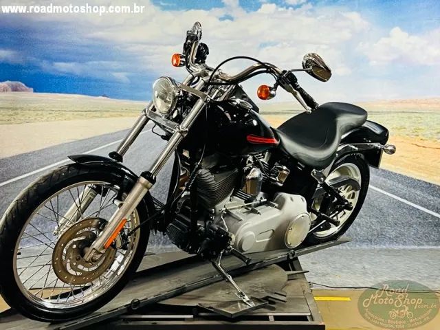 HARLEY DAVIDSON / FXST/ Preta /  2007 / 60.329 km / Placa: A / Manual / Nota Fiscal  - Foto 5