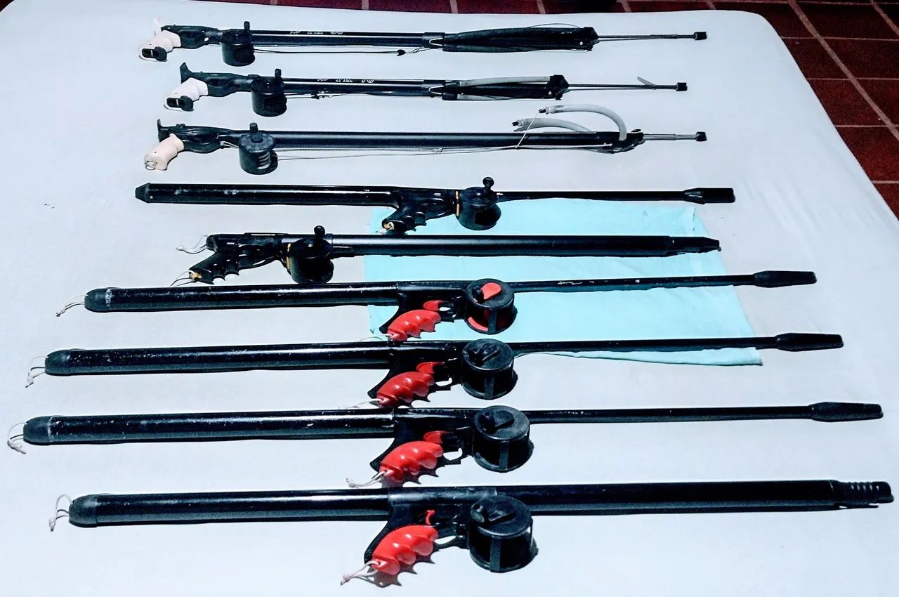 Arpão Arbalete Venda Compra Revisão Manutenção e Conserto Cobra Mako Orca PK Sub DiveCom<br>