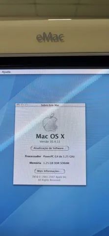 Vendo computador Antigo PC completo Apple Emac G4 1.25Ghz - Foto 5