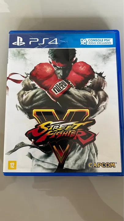 Street Fighter 5 para ps4 mídia física